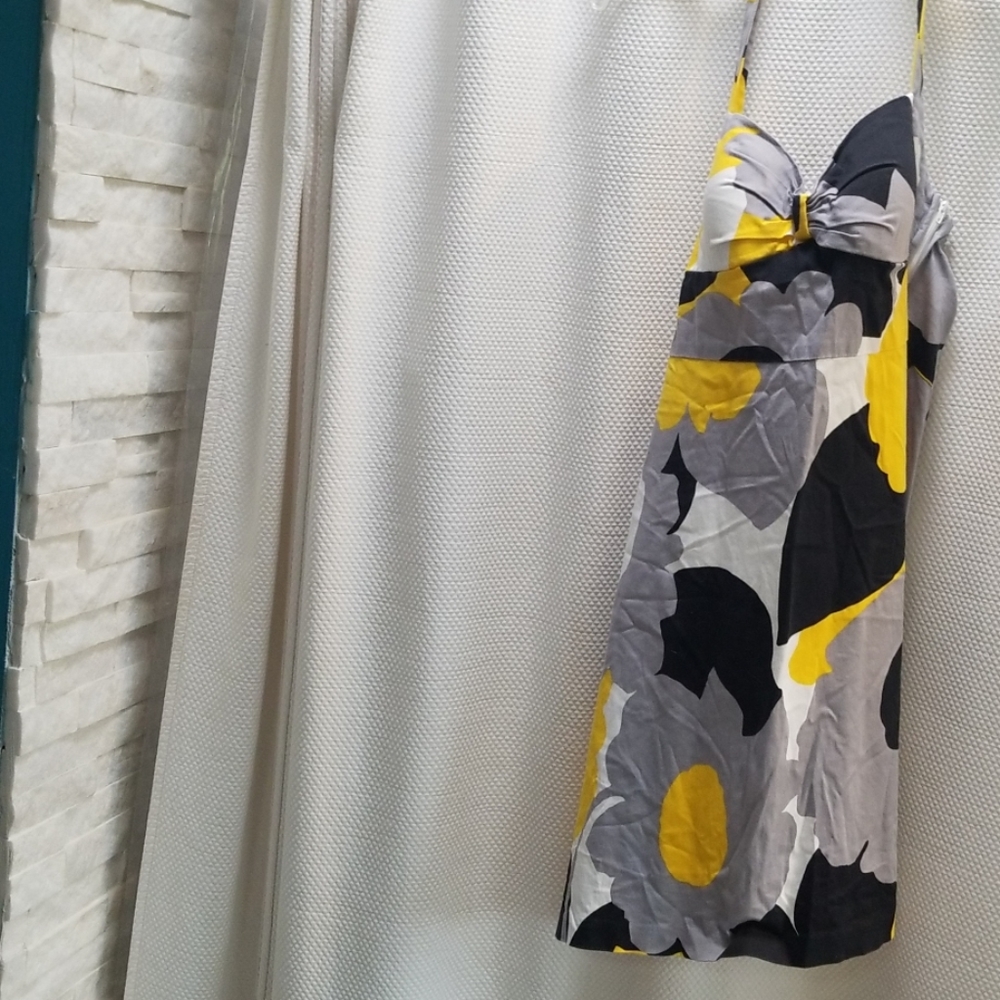 dBy Ltd. Size 6 Yellow & Black Dress